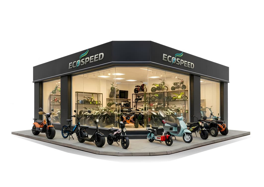 Showroom de motos elétricas da Ecospeed
