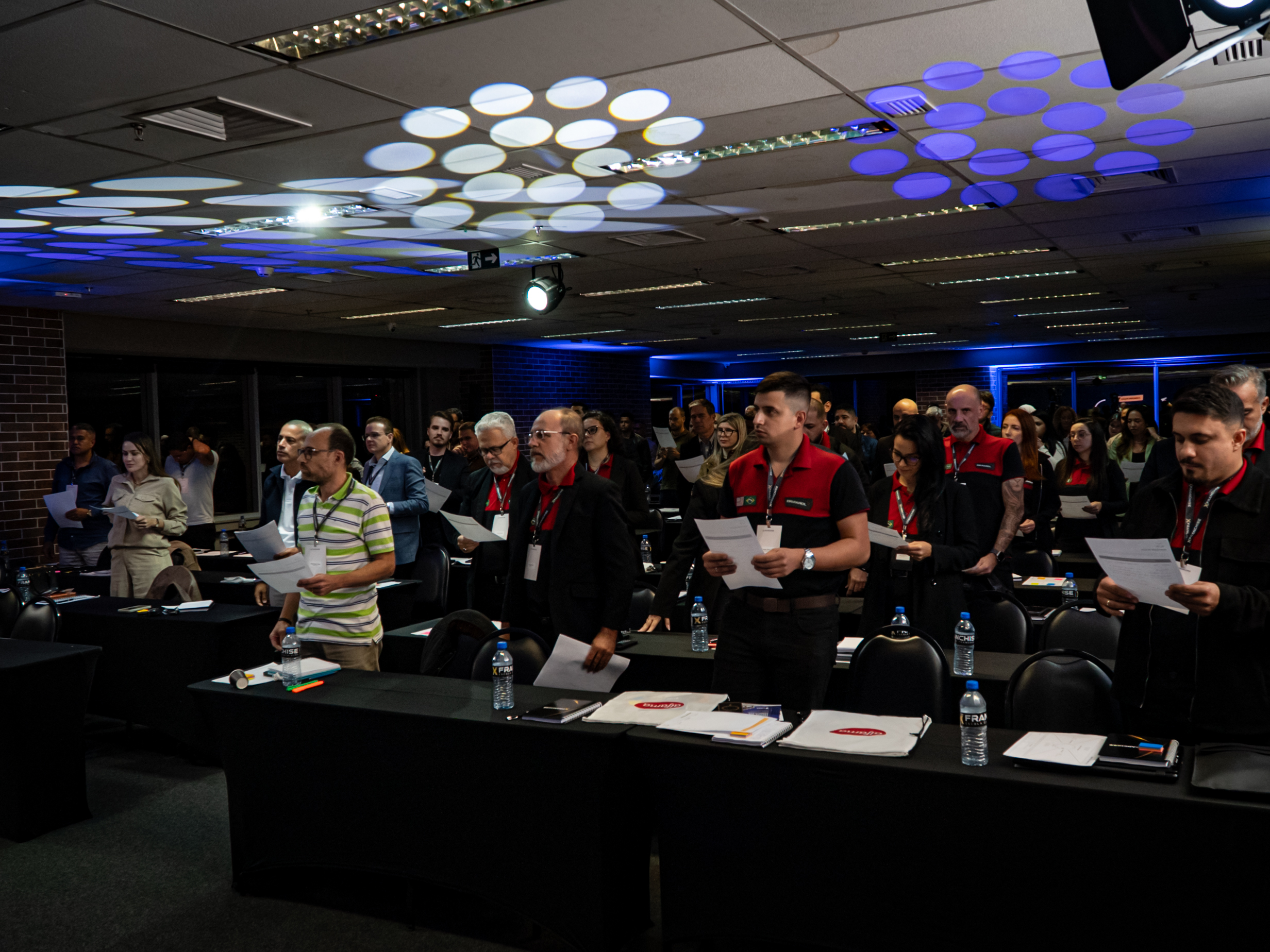 Franqueados reunidos durante o evento Franqueado de Elite, na Escola do Franchising